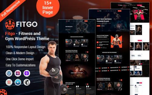 Fitgo- Fitness & Gym WordPress Theme theme free